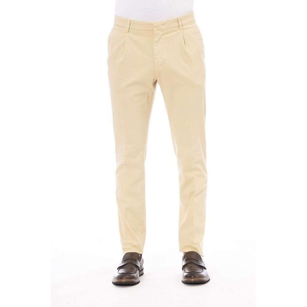 Peserico Beige Cotton Men Men's Pants